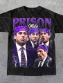 Prison Mike T-Shirt – The Office TV Show Tee – Steve Carell As Michael Scott Funny Graphic Shirt – Comedy Series Merch – Gift Fo