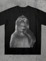 Funny Monkey Shirt, Stupid Meme Tshirt, Dank Memes Tee, 90s Vintage Bootleg, Odd Core | Lotusrite.com
