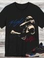 4 Rare Air Sneaker Match Shirt, Black Fire Red Deep Royal Tech Grey, Rare Air 4 Tshirt Adult | Lotusrite.com