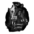 Creative Game Over Skull Spades A Playing Cards Car Sticker Personality Decal Laptop Motorcycle Auto Accessories Pvc,16cm*13cm -