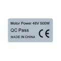 12pcs/lot 48v500w Bafang Mid Drive Motor Sticker Electric Bicycle Conversion Kit Sticker For Bbshd Bbs System Ebike Motors - Ele