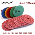 1Pcs 4 Inch 100mm Diamond Dry Polishing Pads Sanding Disc Polisher Tools For Jade Marble Granite Floor Stone Grinding Wheel