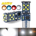 2 PCS Car LED Bulb T10 W5W Signal Light Canbus error Free 12V 7500K 15 LEDs High Power Auto Wedge Side Turn Parking Trunk Lamps|