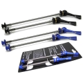 Ultra light 48g/pair Titanium Ti Axis Skewers QR MTB Road Bike Bicycle Quick Release Front 100 Rear 130/135mm Wheel Hub Skewers|