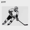QYPF Ice Hockey Sports Car Styling Car Window Stickers Black Silver S2 0465|car window sticker|stickers blackcar styling - Offic