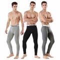 Winter Men Long Johns Thermal Underwear Thermo Underpants Male Warm Thicken Pants Mens Leggings Breathable Thermal Pants|Long J