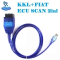 Vagkkl+fiatecuscan Diagnostic Interface For Vag Usb+test Cable Car Ecu Scan Tool With 4 Way Switch Vag Kkl 409 With Ft232rl Chip
