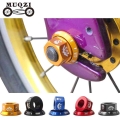 Muqzi 2pcs Bike M10 Hub Nut Flange Before Rear Wheel Lock Screw Aluminum Alloy Bolt Mtb Road Bicycle - Bicycle Hubs - Officemati