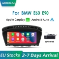 Wireless Carplay Screen Android Auto 8.8" Ips Screen For Bmw Series3 5 E60 E61 E63 E64 M6 E90 E91 E92 Head Unit - Car Multi