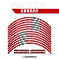 Motorcycle Racing Equipment Accessories Wheel Tire Rim Decoration Adhesive Reflective Decal Sticker For Honda Cb650r Cb 650r - D