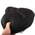Electric Bicycle Saddle Seat Soft Thickened Electric Bike Gel Pad Cushion Cover Comfortable Road Cycling Breathable Cushion - Bi