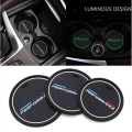 2PCS PERFORMANCE Car Coasters Cup Holder Mats for BMW G30 F10 F20 F30 E90 E60 E84 F34 F48 F07 F15 F16 E70 E71 F25 F26 Accessory|