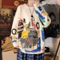 Sweater Men Design Autumn Winter Streetwear Sweaters Men Hip Hop Harajuku Sweater Knitted Men Pullover Long Sleeve Knitted Shirt