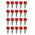 20pc Key For Jungheinrich 702 Red Electric Stapler Ignition Key 702 For Mic Komatsu|Truck Starter System| - Officematics.com