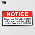 YJZT 16.1CM×7.4CM Warning Funny Joke Tools Notice Decal PVC Car Sticker 12C 0098|Car Stickers| - Officematics.com