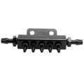 Car Accessories Universal Vacuum Block Intake Manifold Aluminium Alloy Fuel Gas Wastegate Boost Air Intake - Intake Manifold - O