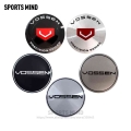 4PCS/lot 65MM VOSSEN PRECISION SERIES Car Wheel Center Hub Cap Sticker Car Badge Emblem sticker Decal car styling accessories|Ca