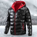 Brand Parkas Mens Thick Warm Cotton Coats Casual Brand Clothing Zipper Men Down Puffer Jackets Fashion Winter Overcoats Male|Par