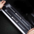 4Pcs Carbon Fiber Car Sticker Strip Auto Door Threshold for Benz AMG W211 W203 W204 W210 W124 W202 CLA W212 W220 W205 W201| |