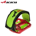 Acacia 1 Pair Embroidery Bike Pedal Belt Protect Fixed Gear Mtb Bicycle Anti-slip Double Adhesive Straps Pedal Toe Clip Strap -