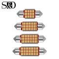 1pcs C5w Led Car Interior Light Canbus Festoon 31mm 36mm 39mm 42mm Led Bulbs 6000k White Dome Reading Light Auto Lamp 12v - Sign