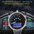Universal 0~160KM/H Motorcycle Digital LED LCD Speedometer Tachometer Speed Gauge Retro Chrome|Instruments| - Officematics.com