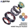 ZTTO 4456ST MTB Bike Road Bicycle Headset 44mm 56mm CNC 1 1/8" 1 1/2" 1.5 Tapered 28.6 Straight Tube fork Internal 44