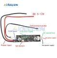2-3 Wire Dc 5v 12v Pwm Fan Temperature Controller Governor Speed Controller Switch Temperature Control Governor Module - Motor C