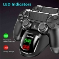 Dual Usb Handle Fast Charging Dock Station Stand Charger For Ps4/ps4 Slim/ps4 Pro Game Controller Gamepad Joystick Dock Mount -
