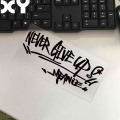 Motorcycle Sticker Never Give Up Car Reflective Stickers Waterproof Decals For Cars Accessories - Car Stickers - Officematics.co