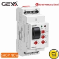 GEYA GRI8 06 DC Current Monitoring Relay Overcurrent Undercurrent Sensor 2SPDT 8A Current Testing Relay AC/DC24V 240V 2NO2NC|Rel