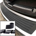 Car Rear Bumper Protector Sticker Trunk Sill Grard Rubber Strip Cover Pad Rear Trunk Auto Protection Sticker Cars Supplies - Car