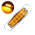12 LED Side Marker Light Indicator Lamp Bus Truck Trailer Lorry Caravan 12V RV Pickup Trailer Truck Fender Rear Light|Truck Ligh