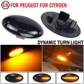 Dynamic Flashing Led Side Marker Turn Signal Light For Peugeot 307 206 607 407 1007 107 4007 Partner Expert Indicator Lamp|Signa