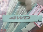 Decal,4wd Silver Oe:7415a444 Mn159846 - Car Stickers - Officematics.com
