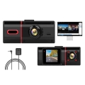 Jwkg Hd Dual-recording Driving Recorder Outside + Inside The Car 270 ° Rotating Infrared Night Vision Built