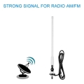 Marine Boat Radio Antenna Car Waterproof Rubber Duck Dipole Flexible Aerial Marine Fm Am Modulators For Yacht Atv Utv Rv Tractor