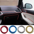 5M Car Interior Trim Strips For Peugeot 107 206 207 208 307 308 407 408 508 Car Central Control Decoration Styling Accessories|I