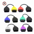 Professional For FiatECU Scan Adapter OBD OBD2 Connector Multi Scan ABS Airbag obd2 scanner Diagnostic cable for Fiat ECU Scan|C