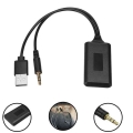 Universal Car Bluetooth Radio Cable Adapter Car Aux Bluetooth Music Audio Receiver Car Charger Adapter For BMW E90 E91 E92 E93|B