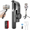 Gimbal Stabilizer, 360° Rotation Selfie Stick Tripod with Bluetooth Wireless Remote, Portable Phone Holder, Auto Balance|Selfie