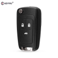 Keyyou For Opel Vauxhall Insignia Astra Zafira For Chevrolet Cruze For Buick 3 Button Flip Folding Remote Car Key Shell - Car Ke