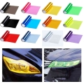 30cmx60cm Car Tint Headlight Taillight Fog Light Vinyl Smoke Film Sheet Sticker Cover Car Styling Car Decor for All Cars|Car Sti