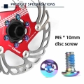 Tanke 12 pieces M5 * 10mm bicycle T25 disc brake rotor fixing screw MTB bike accessories|Bicycle Bottle Holder| - Officematics