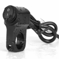 12 60V 10A Black Motorcycle Aluminum Alloy Handlebar Headlight ON/OFF Button Light Switch Motor Accessory Without Pilot Lamp|Mot
