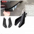 Car Rear Bumper,of Universal Rear Trunk Lip Spoiler Canard Wing Bodyspoileranti-crash Diffuser Lip Wrap Angle Splitter Protector
