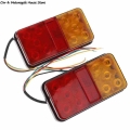 2pcs 12V 10 LED Truck Car Trailer Rear TailLight Stop Durable Indicator Lamp|Truck Light System| - Officematics.com