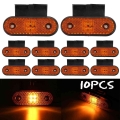 24V LED Car Truck Side Marker Lights Turn Signal Lamp Rear Tail Light for Pickup Trailer Caravan Bus Boat RV Lorry|Truck Light S