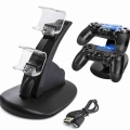 Double Charging Charger Dual USB Charge Dock For Sony Playstation 4 Controller Gamepad Handle Cradle For PS4 Games Accessories|C