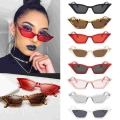 1PC Vintage Sunglasses Small Triangle Shape Stylish And Elegant High Quality Protect UV400 Female Shades Glasses Fashion|Motorcy